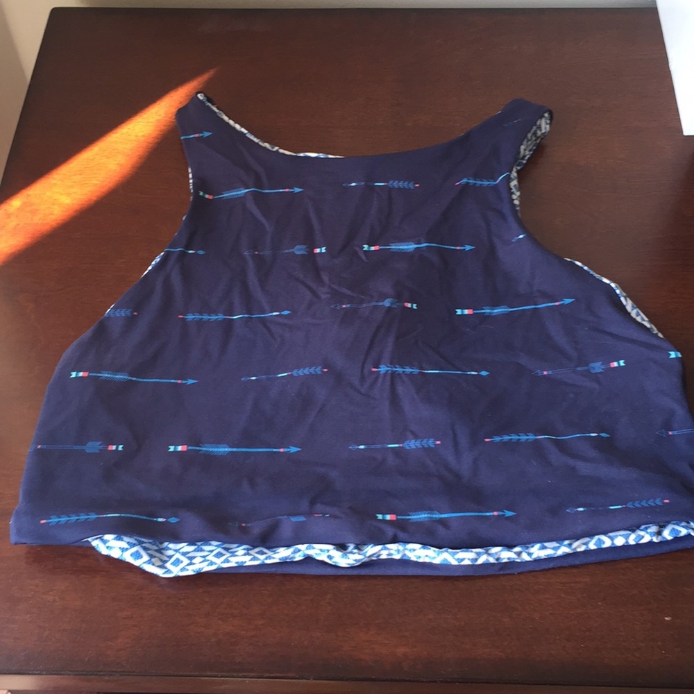 Sanitas pattern by Carve Designs swim top